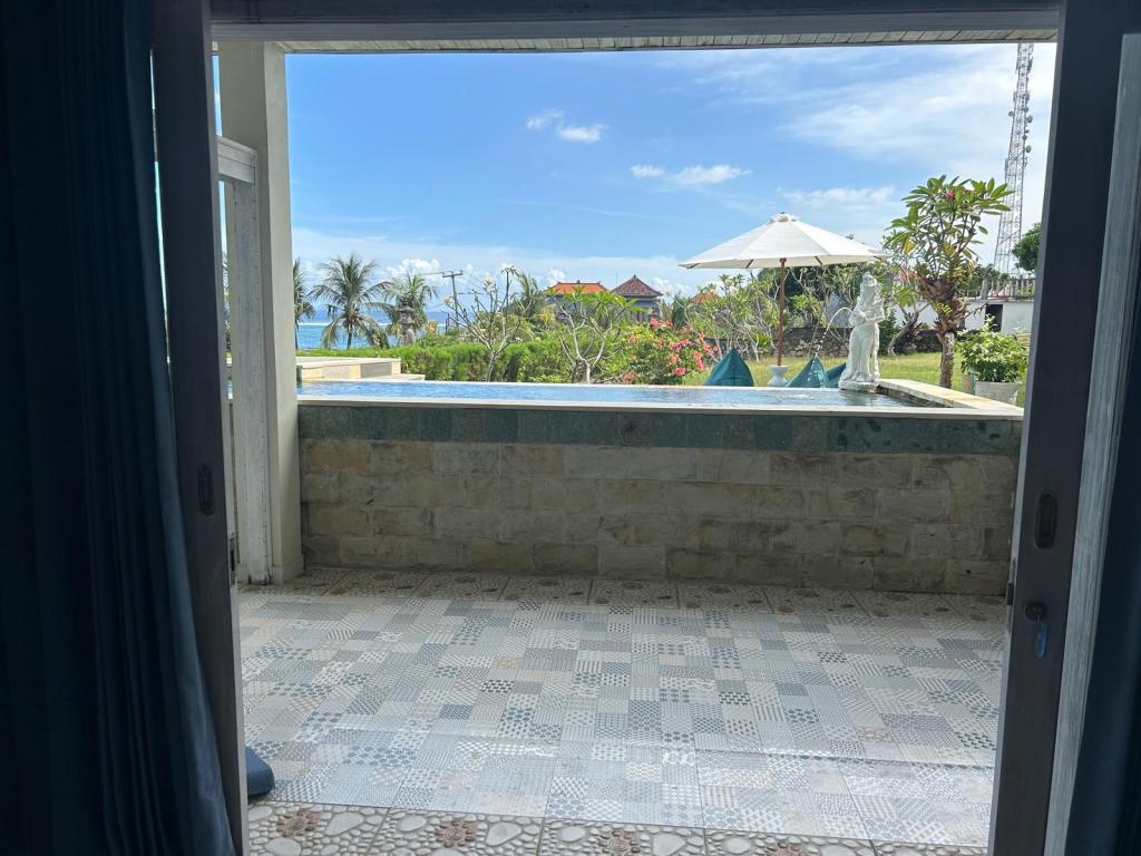 View of the outside of family room one