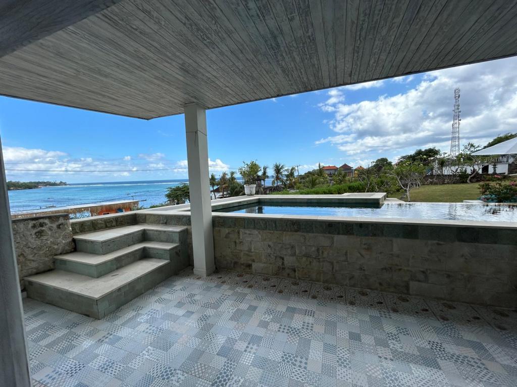 Outside view of family room two pool