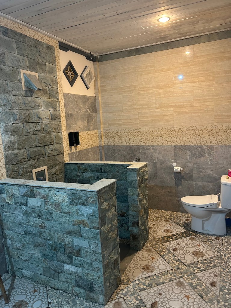 Bathroom of family room one