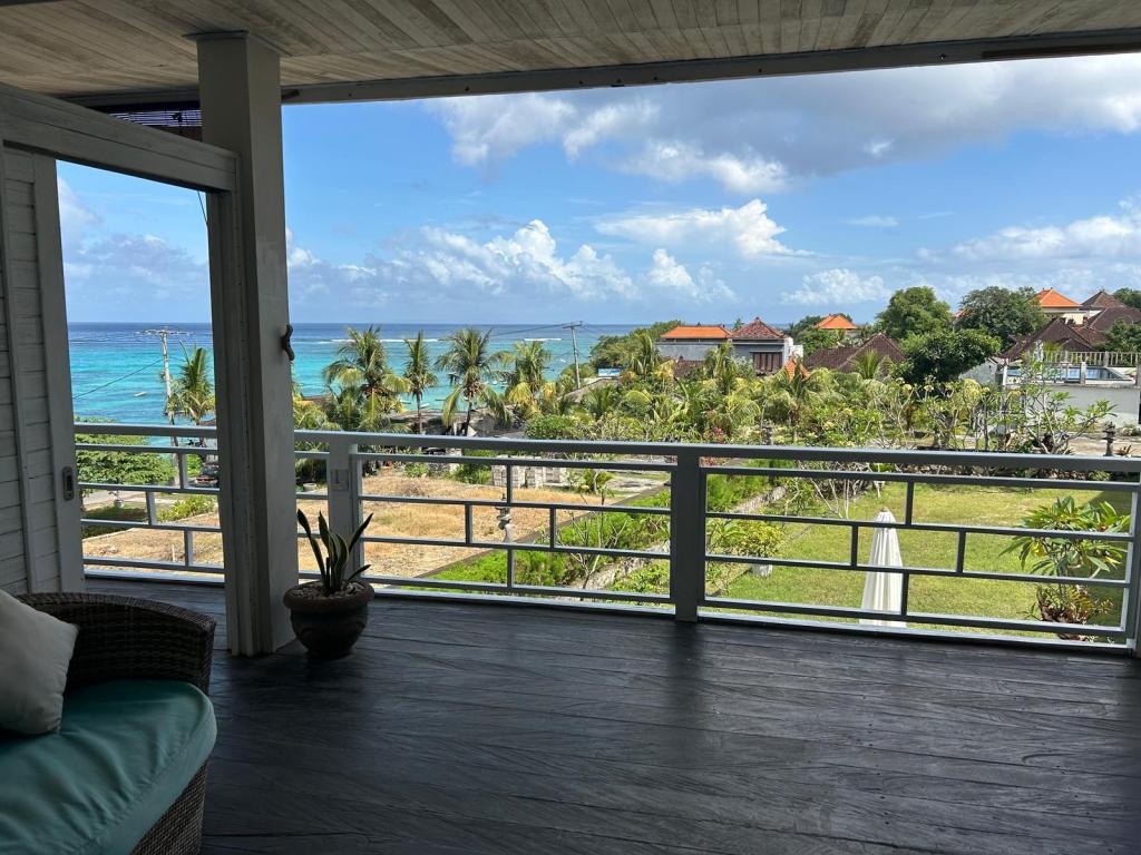 View of the ocean from ocean room one