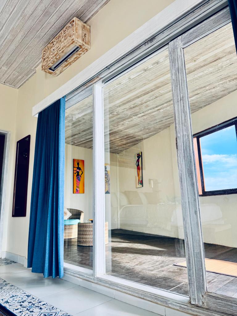 Outside view of ocean room two's lounge