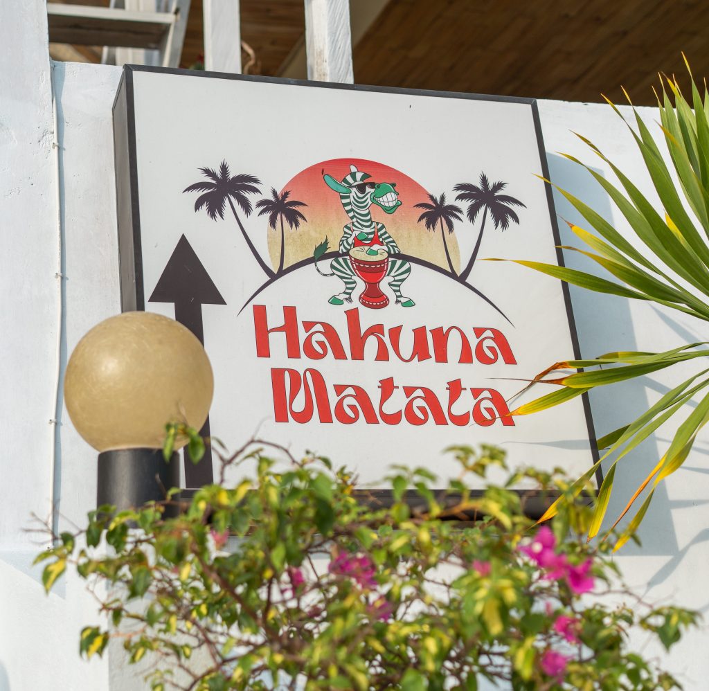 Hakuna Matata sign
