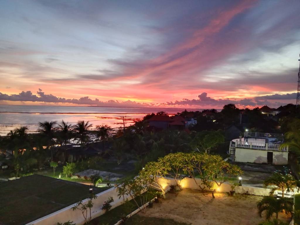 Orange Nusa View sunset